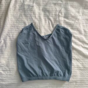 Free People Slate Blue Camisole